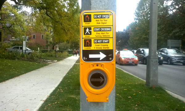 pedestrian push-to-walk buttons