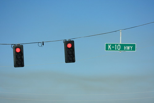 hanging traffic lights